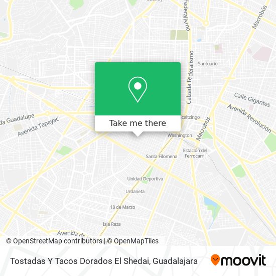 Tostadas Y Tacos Dorados El Shedai map