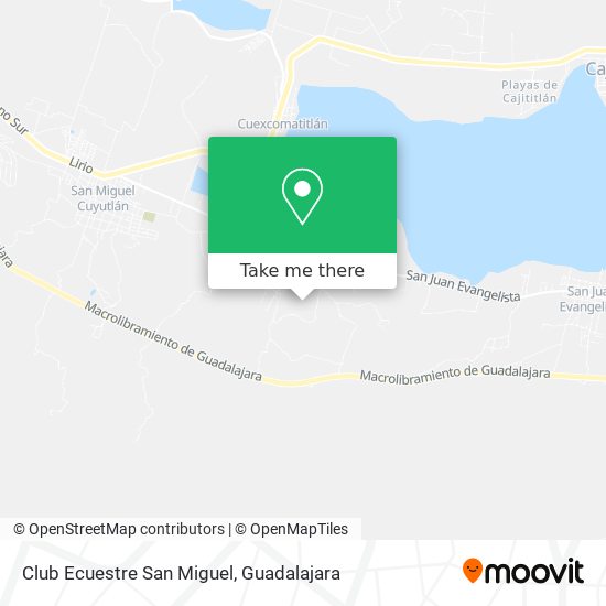 Club Ecuestre San Miguel map