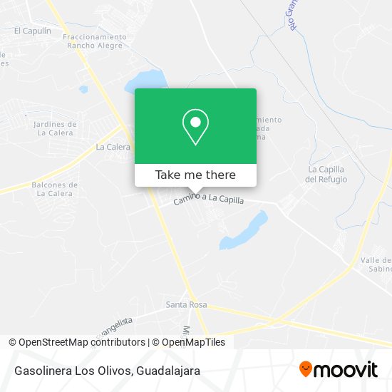 Gasolinera Los Olivos map