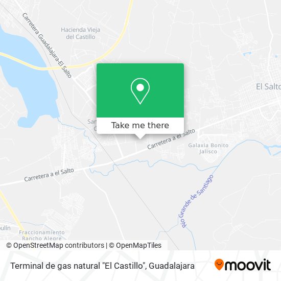Terminal de gas natural "El Castillo" map