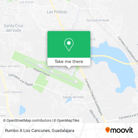 Rumbo A Los Cancunes map