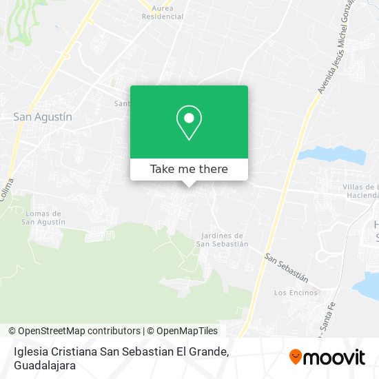 Iglesia Cristiana San Sebastian El Grande map