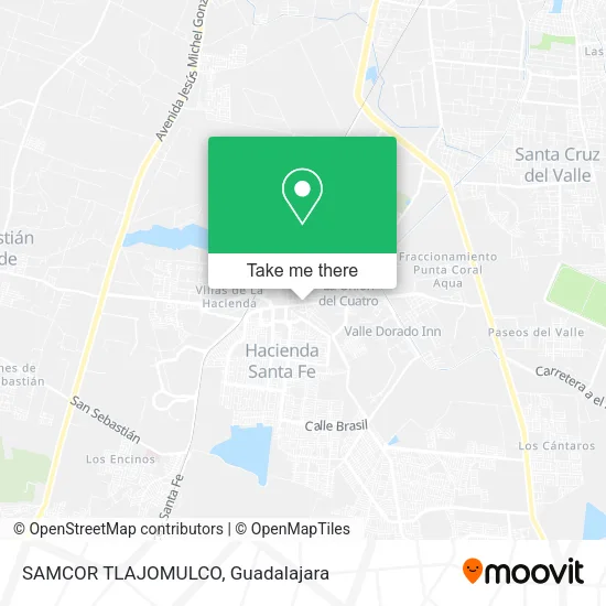 SAMCOR TLAJOMULCO map