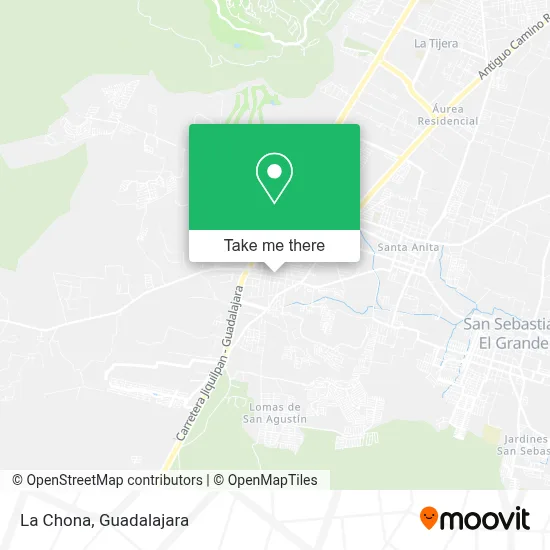 La Chona map