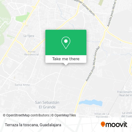 Mapa de Terraza la toscana