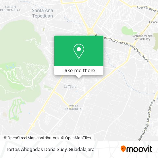 Tortas Ahogadas Doña Susy map
