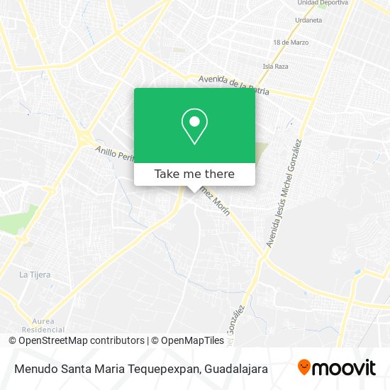 Menudo Santa Maria Tequepexpan map