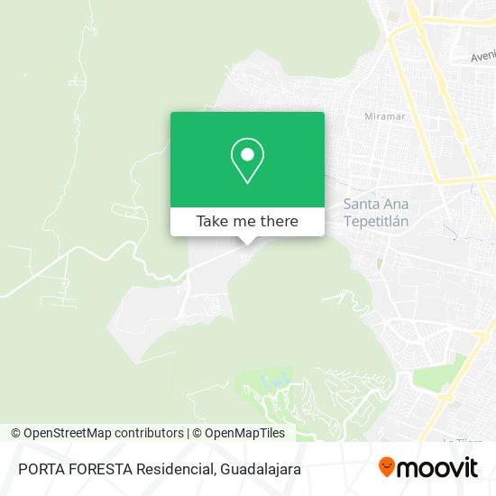PORTA FORESTA Residencial map