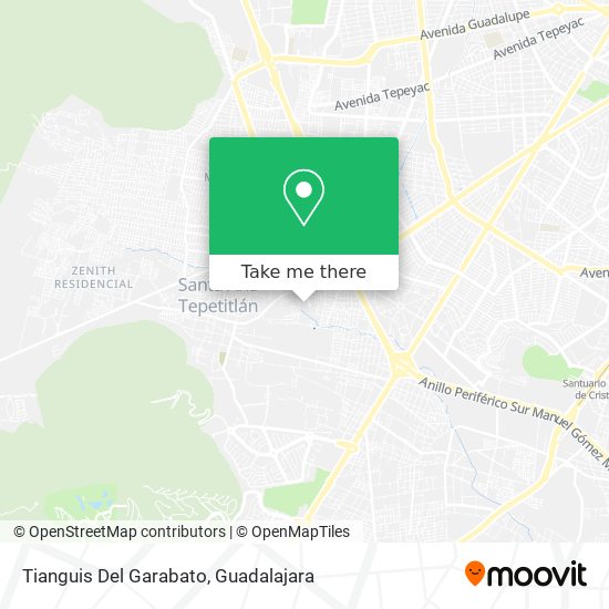 Tianguis Del Garabato map