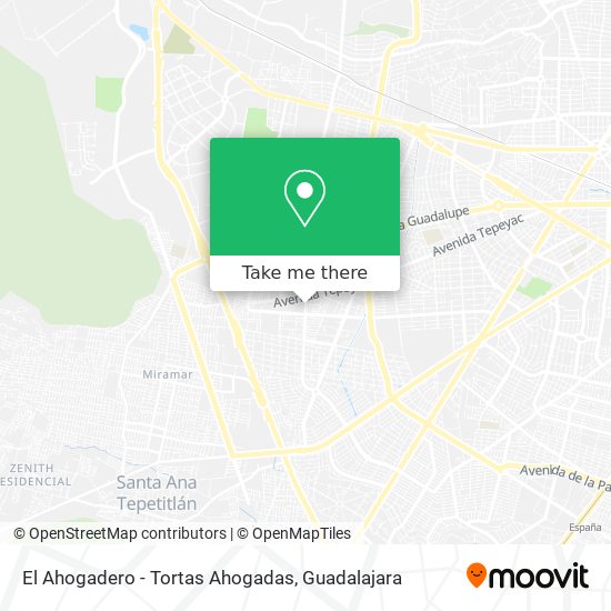 El Ahogadero - Tortas Ahogadas map