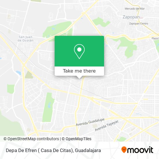 Mapa de Depa De Efren ( Casa De Citas)