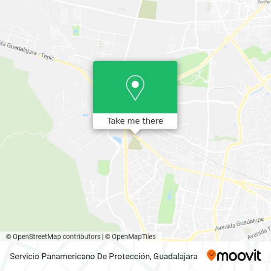 Mapa de Servicio Panamericano De Protección