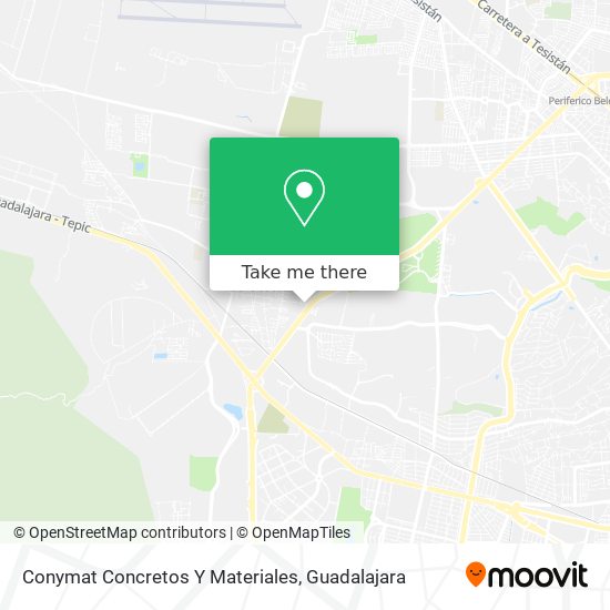 Conymat Concretos Y Materiales map