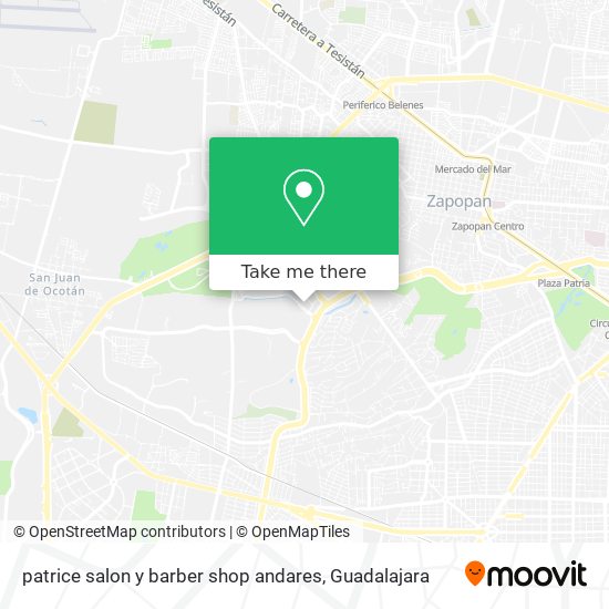 patrice salon y barber shop andares map