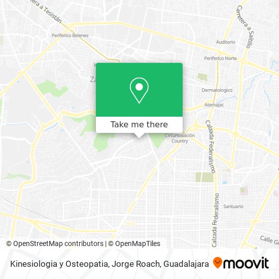 Mapa de Kinesiologia y Osteopatia, Jorge Roach