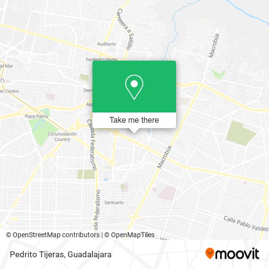 Pedrito Tijeras map