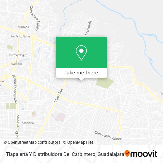 Tlapalería Y Distribuidora Del Carpintero map