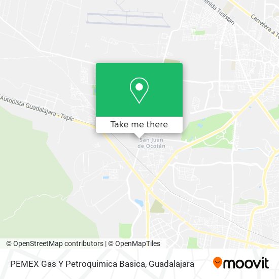 PEMEX Gas Y Petroquimica Basica map