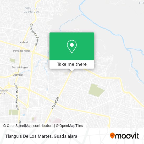 Mapa de Tianguis De Los Martes