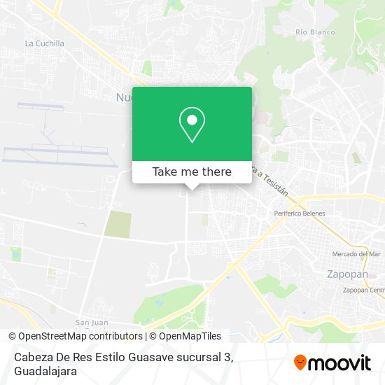 Cabeza De Res Estilo Guasave sucursal 3 map