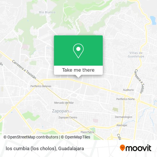 los cumbia (los cholos) map