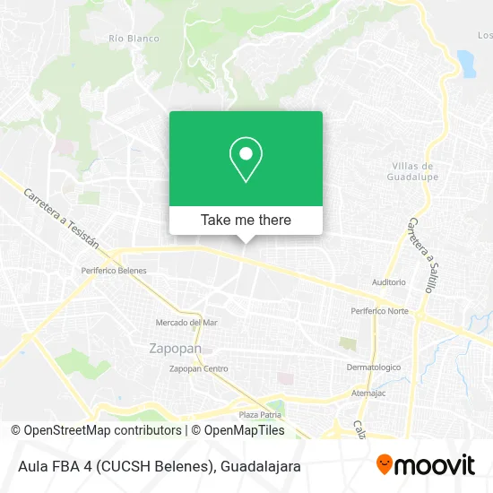 Aula FBA 4 (CUCSH Belenes) map