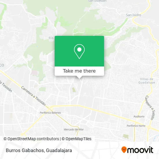 Burros Gabachos map
