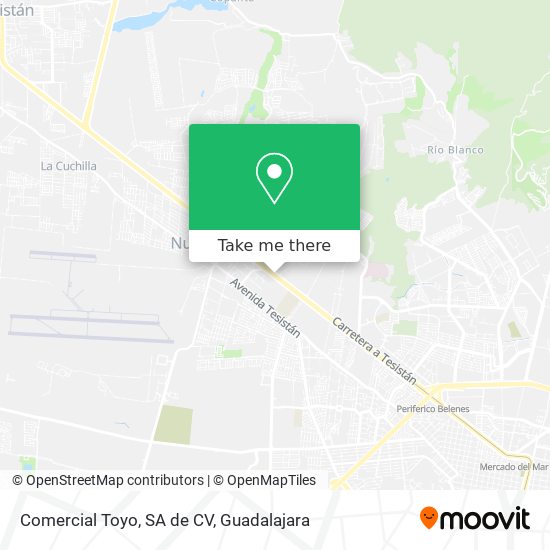 Mapa de Comercial Toyo, SA de CV