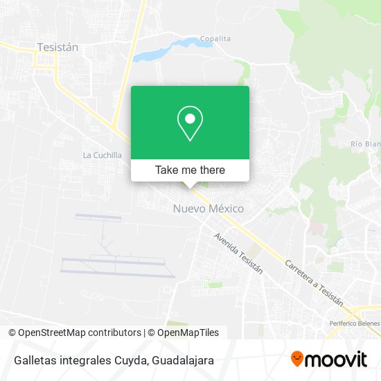 Galletas integrales Cuyda map