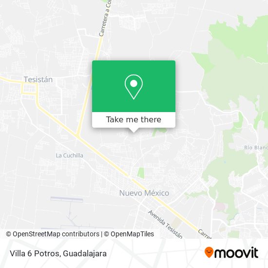 Mapa de Villa 6 Potros