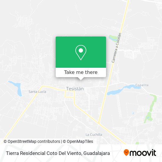 Mapa de Tierra Residencial Coto Del Viento