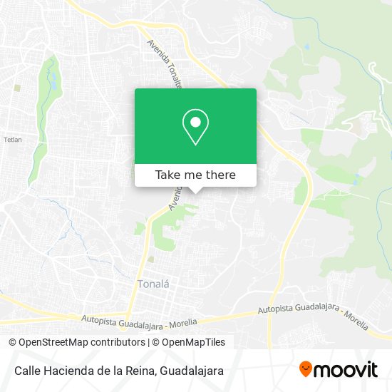 Calle Hacienda de la Reina map