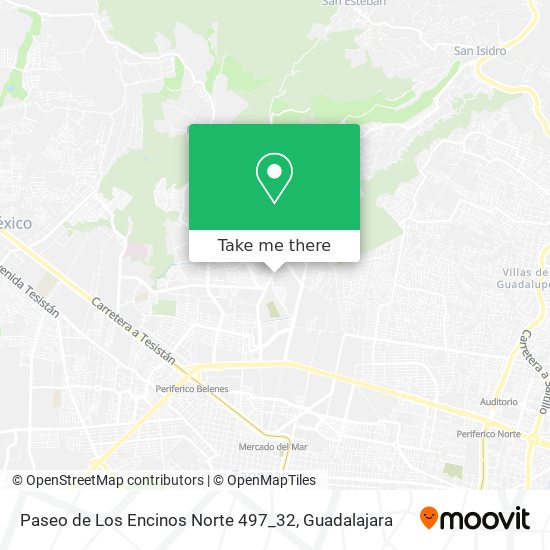Paseo de Los Encinos Norte 497_32 map