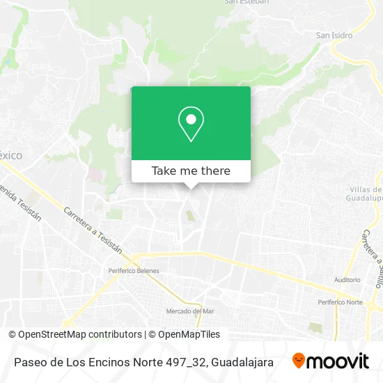 Paseo de Los Encinos Norte 497_32 map