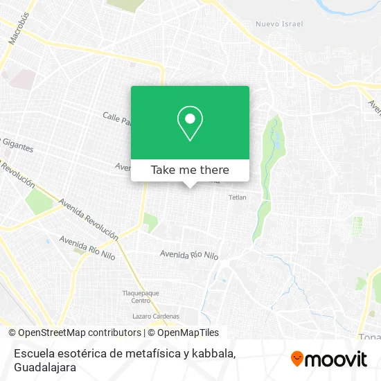 Escuela esotérica de metafísica y kabbala map