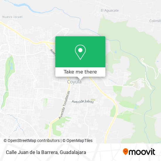 Calle Juan de la Barrera map