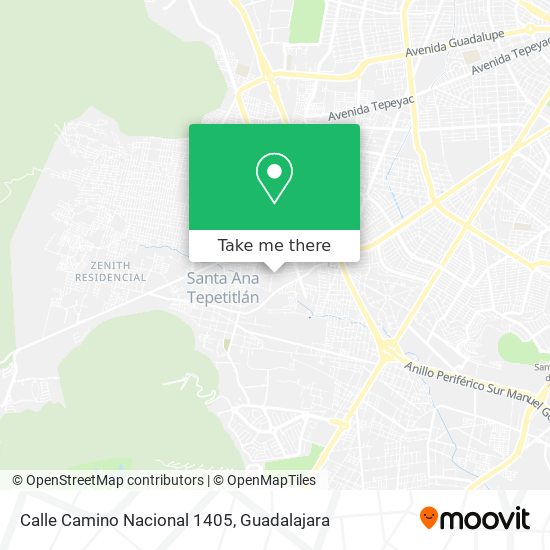 Calle Camino Nacional 1405 map