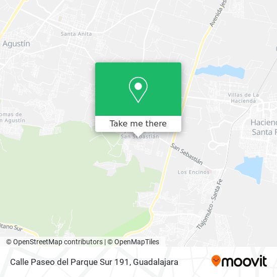 Calle Paseo del Parque Sur 191 map