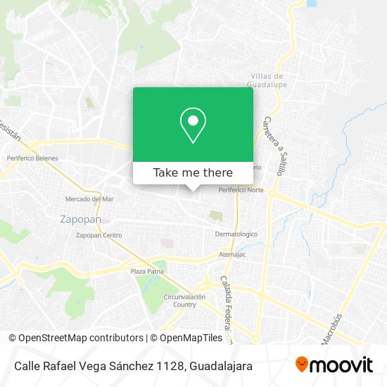 Calle Rafael Vega Sánchez 1128 map
