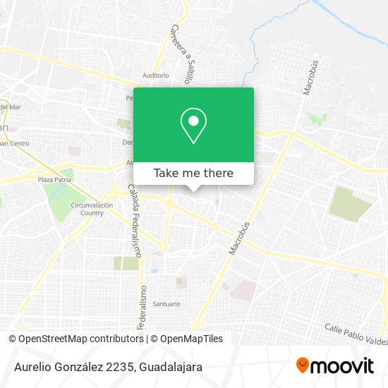 Aurelio González 2235 map