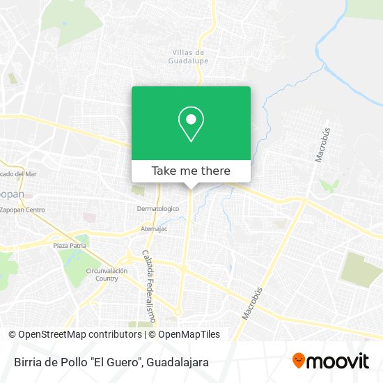 Birria de Pollo "El Guero" map