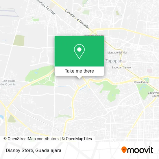 Disney Store map