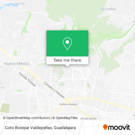 Mapa de Coto Bosque Valdepeñas