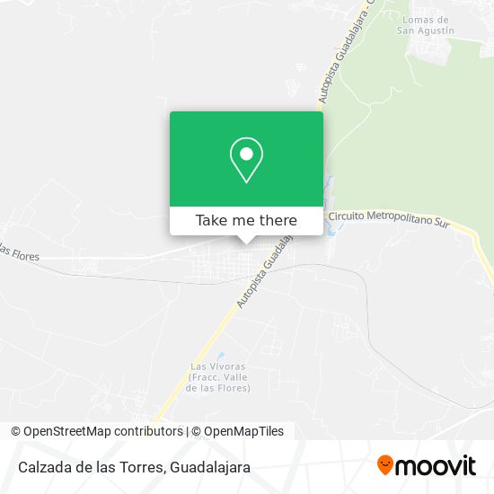 Calzada de las Torres map
