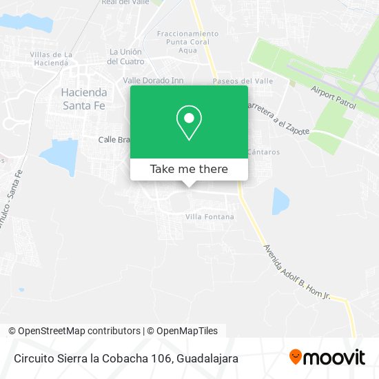 Circuito Sierra la Cobacha 106 map
