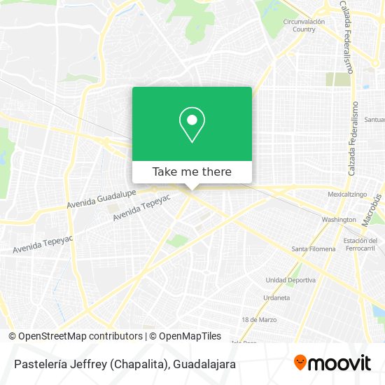 Pastelería Jeffrey (Chapalita) map