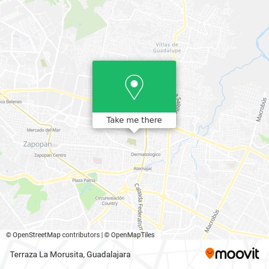 Mapa de Terraza La Morusita