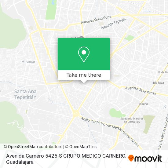 Avenida Carnero 5425-S GRUPO MEDICO CARNERO map