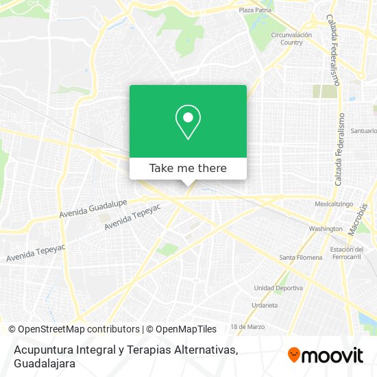 Mapa de Acupuntura Integral y Terapias Alternativas