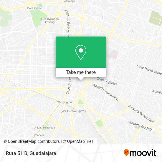 Ruta 51 B map